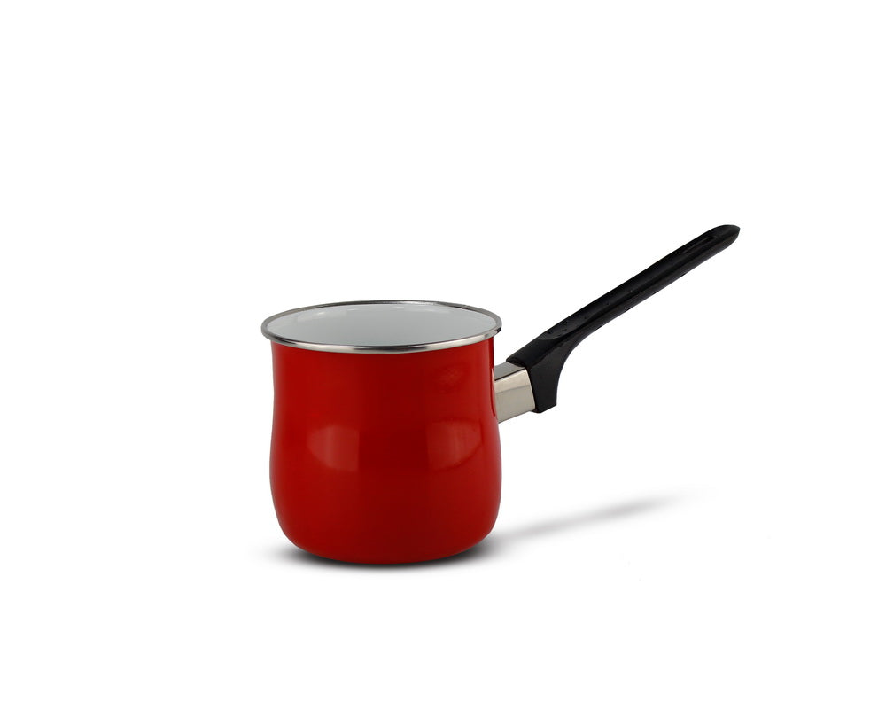 Mokkakocher 0,55lt 9cm Metallisch Rot