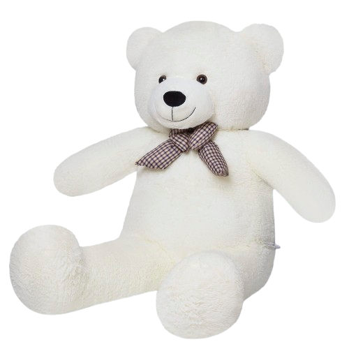 Plüschtier XL H60cm weiß