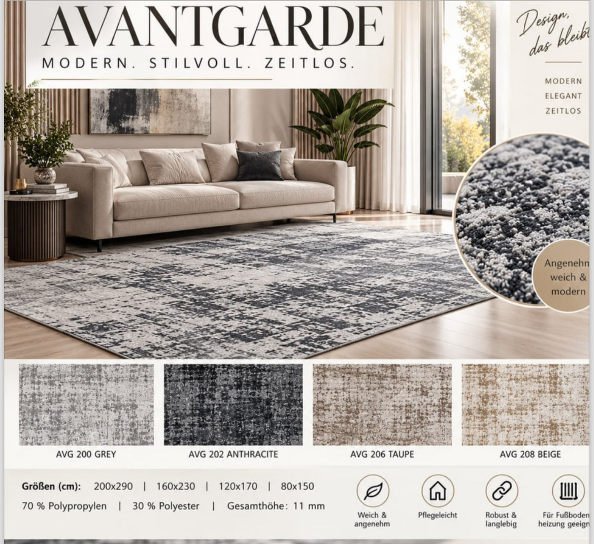 TEPPICH AVANTGARDE 150X80CM