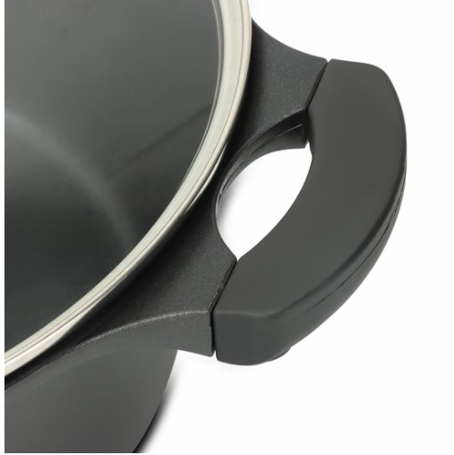 Swiss Pro+ Bratpfanne – mit Glasdeckel, 20 cm, Antihaftbeschichtung