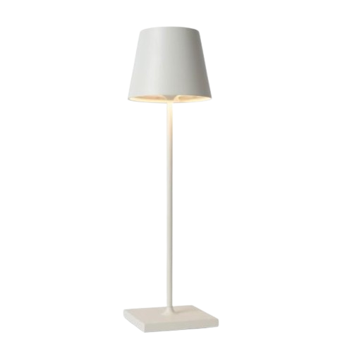 Lampe "Leo" weiß H36cm