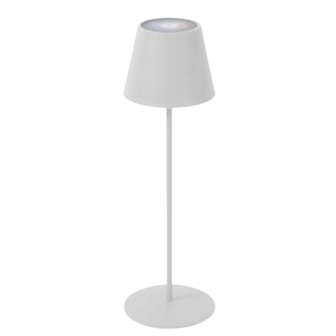 Lampe "Leo" weiß H36cm