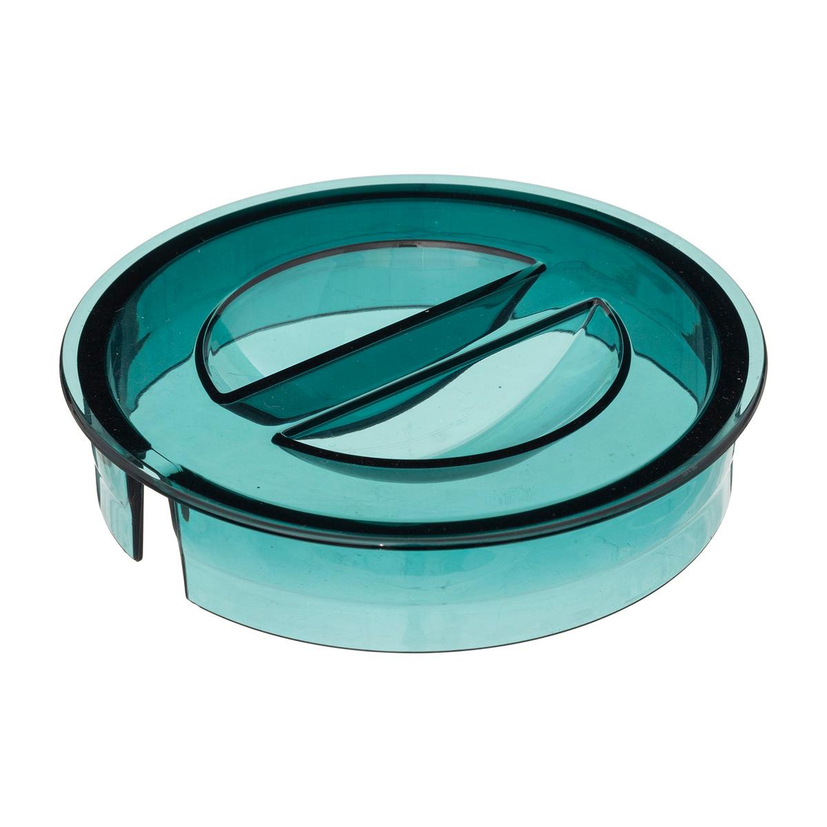 Krug mit Deckel Petrolblau