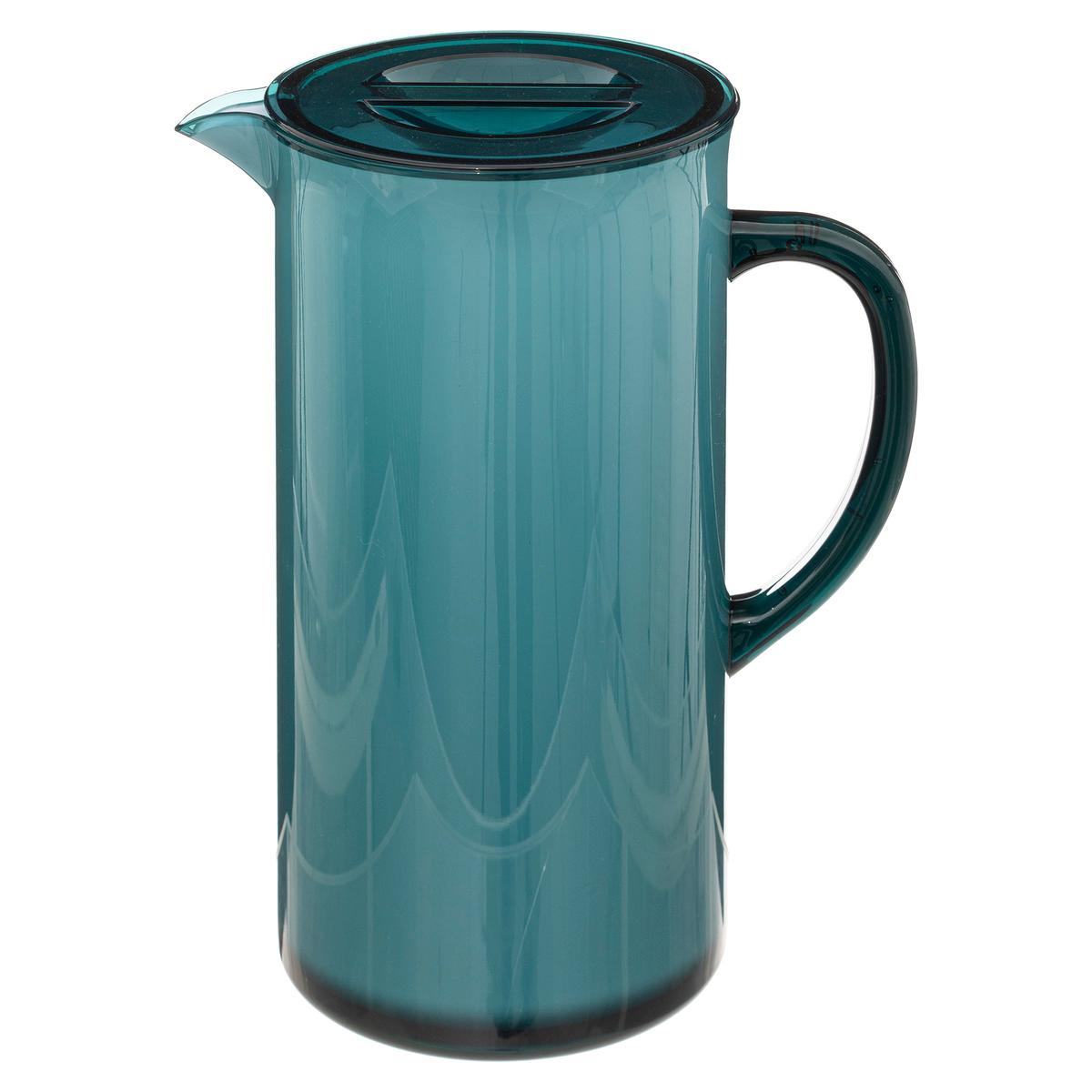 Krug mit Deckel Petrolblau – Aktionshop