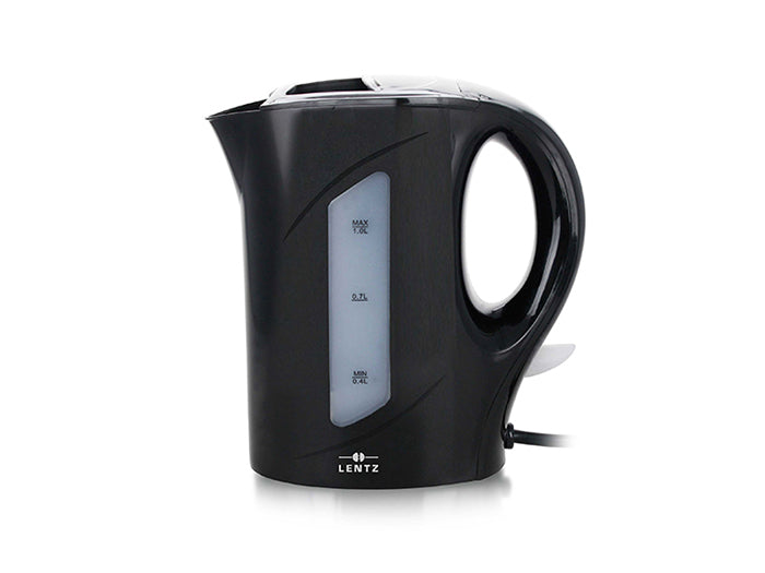 Wasserkocher 1 Liter 900 Watt schwarz