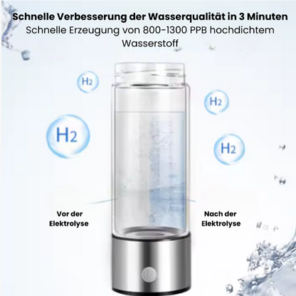 Wasserstoff Wasserflasche