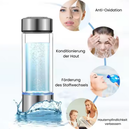 Wasserstoff Wasserflasche