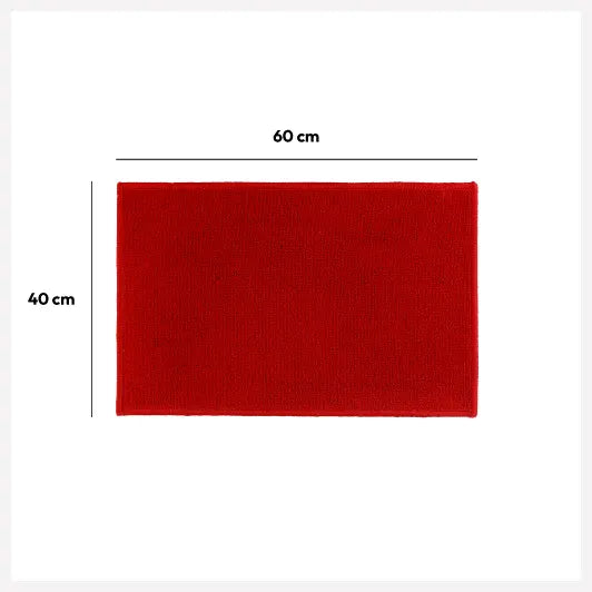 Teppich 40x60cm rot