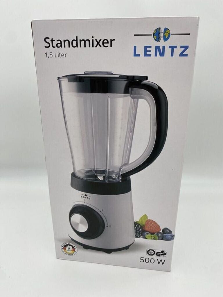 Standmixer 1,5 Liter 500 Watt weiß